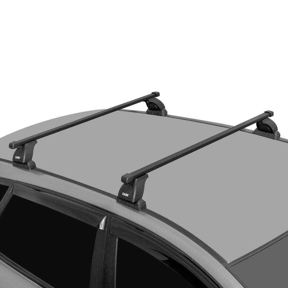 Багажник модельный в штатные места LUX БКШМ прямоугольные дуги фото 5