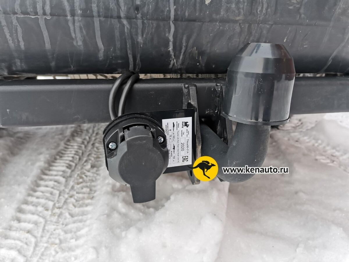 Фаркоп Halty для Toyota Lite Ace Noah (Mk.I) 1996-2001 /  Toyota Town Ace Noah (Mk.V) 1996-2001 /  Toyota Lite Ace (Mk.V) 1996-2007 /  Toyota Town Ace 1996-2007 (Mk.III кроме Road Tourer) / Daihatsu Delta 1996-2001 крепление шара на двух болтах фото 4