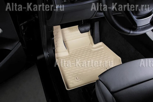 Коврики Element для салона Volkswagen Phaeton Long 2002-2022 БЕЖЕВЫЕ