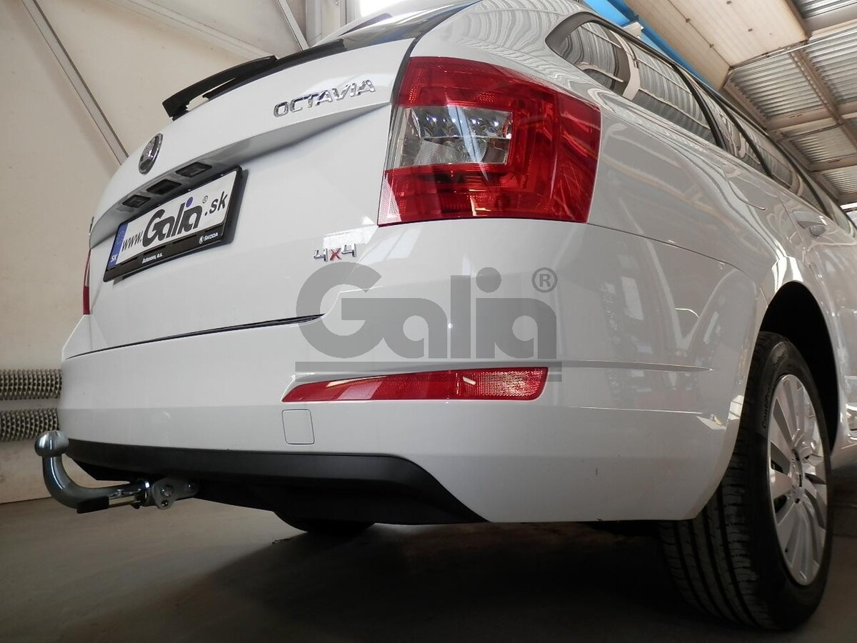 Фаркоп GALIA для оцинкованный Skoda Octavia седан/универсал 2013-2020/ Octavia IV седан/универсал 2020-/ Volkswagen Golf VII Sportsvan рестайлинг 2018-2020/ Volkswagen T-Roc 2017- шар C фото 3
