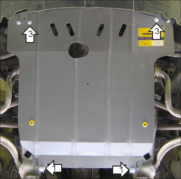 Защита Мотодор для картера и КПП Audi A4 B6 универсал 2001-2004