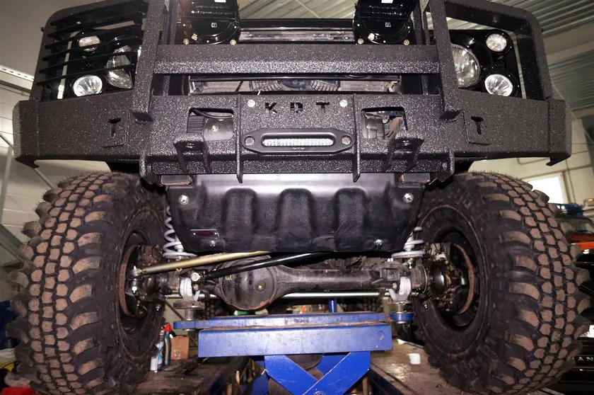 Защита рулевых тяг композитная АВС-Дизайн для Land Rover Defender 90/100 1983-2016 фото 3