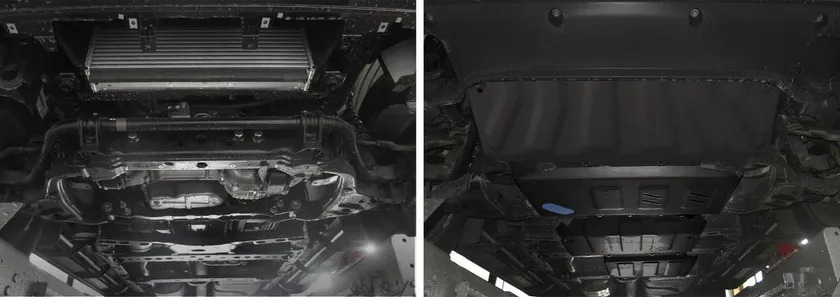 Защита Rival для радиатора, картера, КПП и РК Mercedes-Benz X-klasse 4WD 2017-2020 фото 3