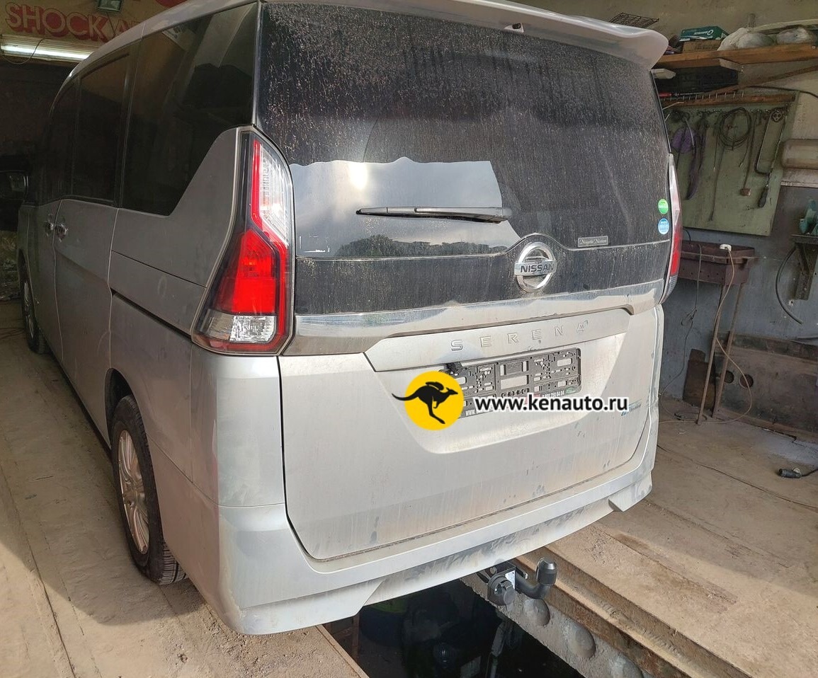 Фаркоп Halty для Nissan Serena C27 (Mk.V), в т.ч. Hybrid, Highway Star, в т.ч. с парктрониками 2017-2022 шар А фото 4