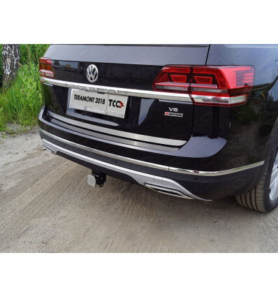 Фаркоп ТСС для Volkswagen Teramont CA1 (Mk.I) 2018- нерж. шар Е фото 6