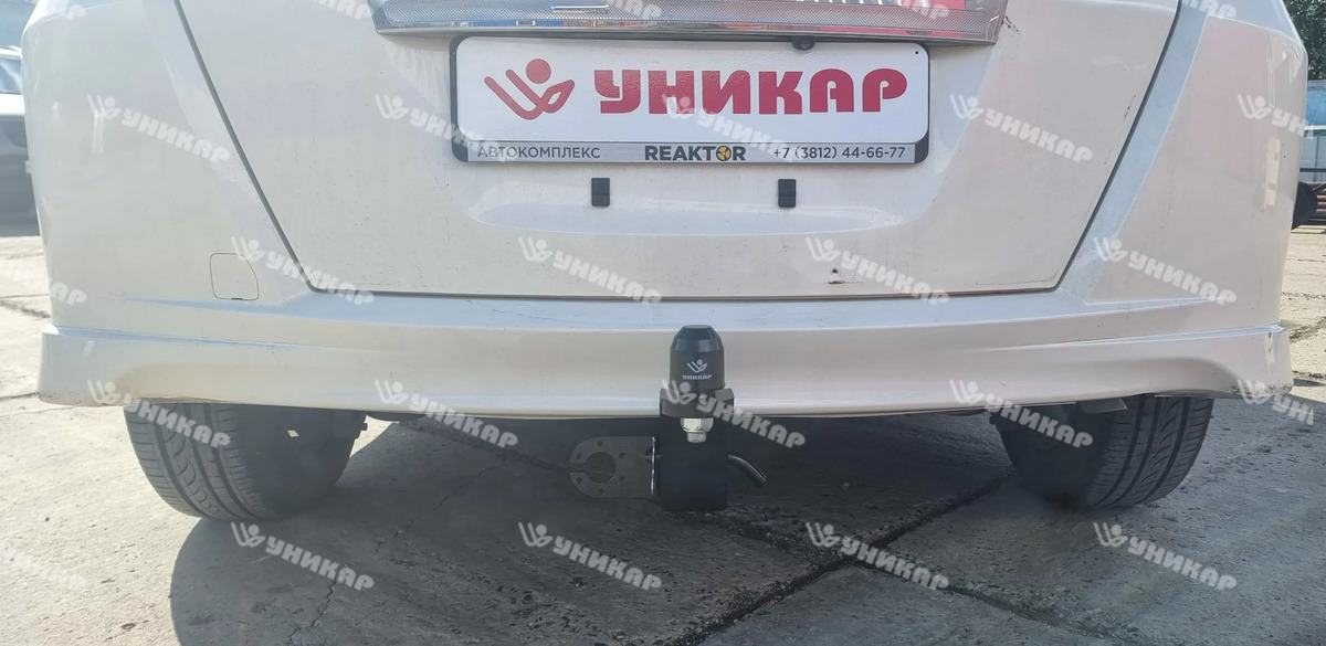 Фаркоп УНИКАР для HONDA FREED 2008-2016 (кроме 4WD и гибрид) без снятия и подрезки бампера. фото 3