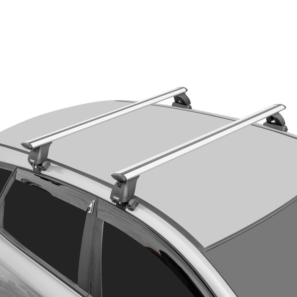Багажник модельный на гладкую крышу LUX БК3 крыловидные дуги фото 8