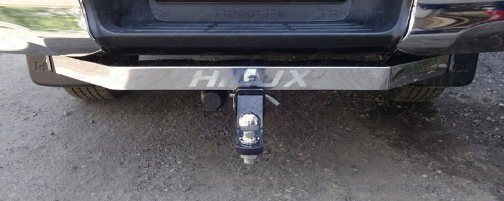 Фаркоп оцинкованный ТСС для Toyota Hilux AN120 (Mk.VIII) 2015- шар Е фото 3
