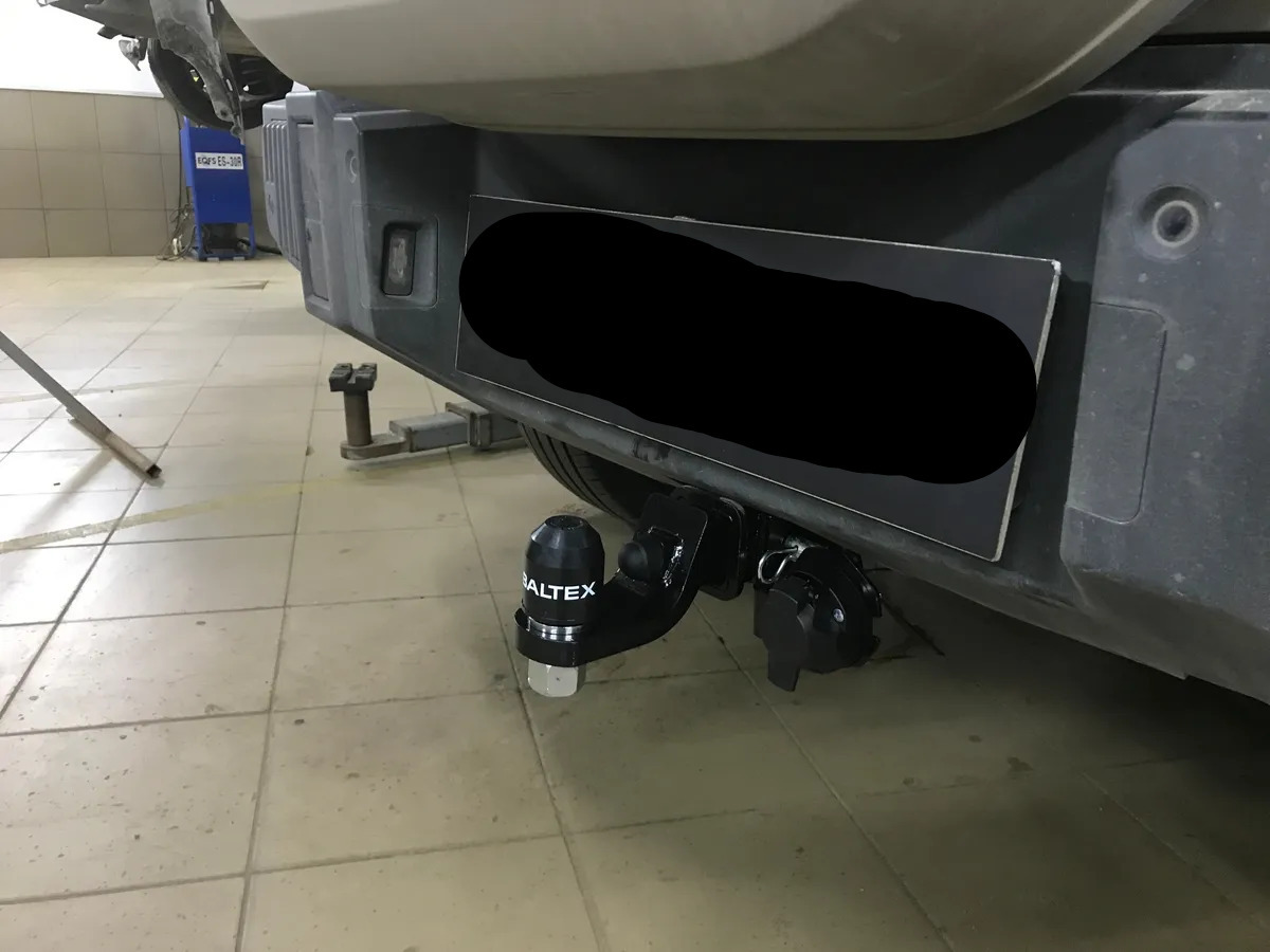 Быстросъёмный фаркоп TowRus для Jetour T2 (Mk.I) 2024- / Jetour Traveller (Mk.I) 2023- Шар Е с антистуком фото 2