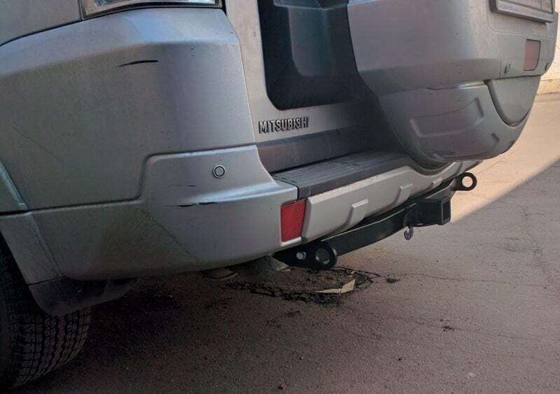 Быстросъёмный с системой антистук Бизон для Mitsubishi Pajero (Mk.III/Mk.IV) 2000-2020 Шар Е фото 3