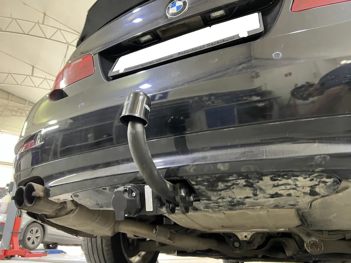 Фаркоп Steinhof для BMW 5-Series (Mk.VI седан/универсал F10 / F11, + M-Sport package ) 2010-2017 Шар А фото 3