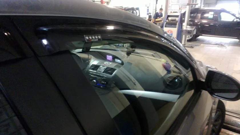 Дефлекторы V-Star для окон Mazda 3 II седан 2009-2013 фото 3