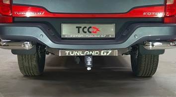 Быстросъёмный фаркоп ТСС с надписью для Foton Tunland (Mk.I) 2024- Шар Е фото 2
