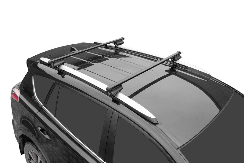 Багажник универсальный на рейлинги LUX КБЭЛТ прямоугольные дуги фото 3