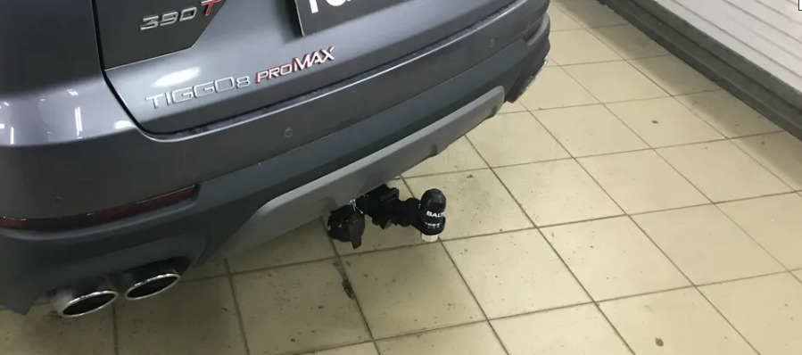 Фаркоп TowRus для Chery Tiggo 8/ 8 Pro/ 8 Pro Max 2022-/ Xcite X-Cross 8 2024-/Tenet T8 2025- шар Е (система антистук) фото 2