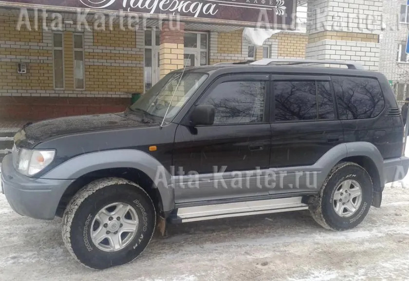 Дефлекторы Cobra Tuning для окон Toyota Land Cruiser Prado 90 1996-2002 фото 2