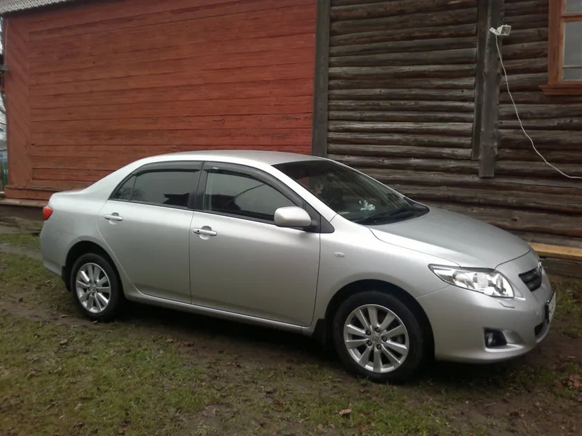 Дефлекторы V-Star для окон Toyota Corolla E150 седан 2007-2012 фото 3