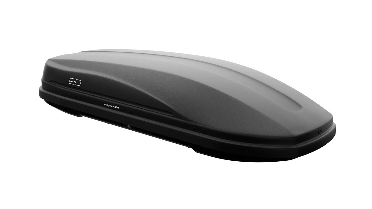 Бокс на крышу PILIGRIM Магнум 580 черный матовый фото 5