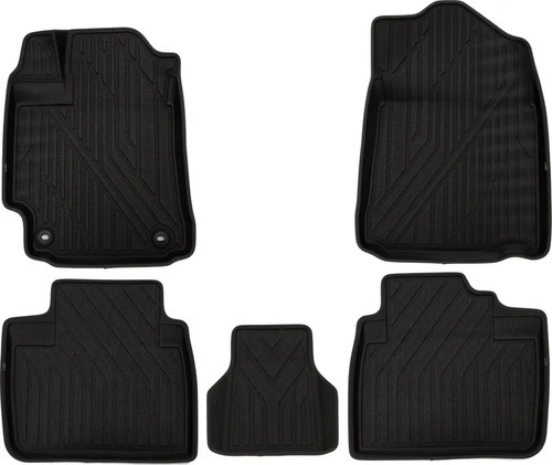 Коврики KVEST 3D для салона Toyota Camry XV50 2011-2014 Черный, черный кант