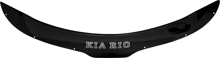 Дефлектор REIN для капота Kia Rio III 2011-2017 фото 3