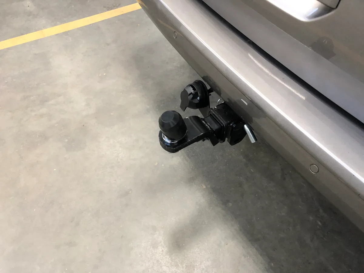 Быстросъёмный фаркоп TowRus для Volkswagen Transporter/Multivan/Caravelle/California 2003-2024 Тип шара EA  фото 2