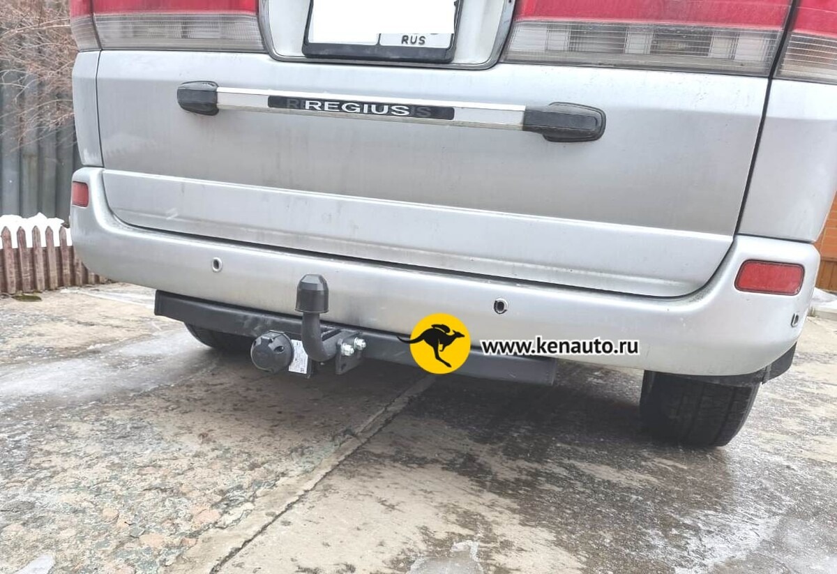 Фаркоп Halty для Toyota Hiace Regius xH10 (Mk.I) /  Toyota Regius xH40 (Mk.I)  / Toyota Touring Hiace H40 (Mk.I) 1997-2002 Шар А фото 5