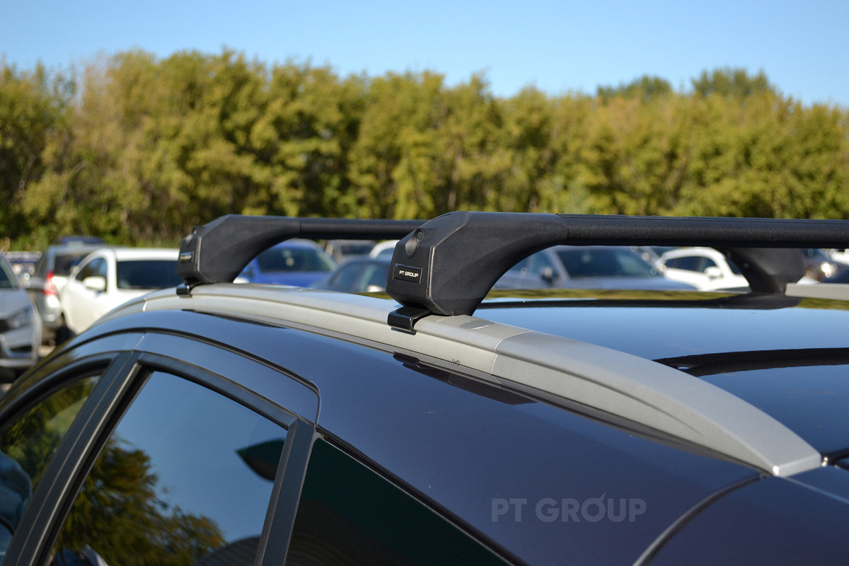 Багажник универсальный на интегрированные рейлинги PT-GROUP черный фото 4