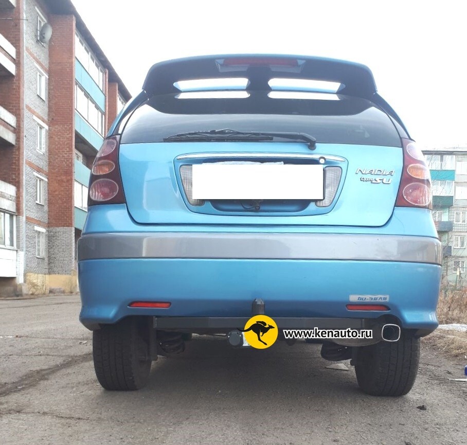 Быстросъёмный фаркоп Halty для  Toyota Nadia (Mk.I в т.ч. type S) 1998-2003 Шар Е фото 13