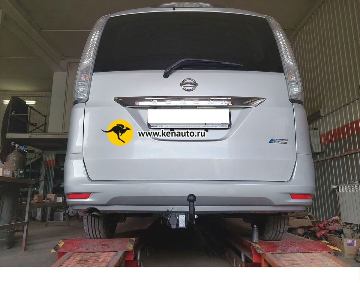 Фаркоп Halty для Nissan Serena C26 (Mk.IV), в т.ч. Hybrid, без парктроников 2010-2016 шар А фото 2