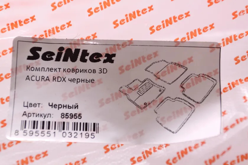 Коврики Seintex 3D ворсовые для салона Acura RDX 2012-2022 фото 2