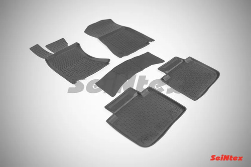 Коврики резиновые Seintex с высоким бортиком для салона Lexus GS IV AWD 2012-2022