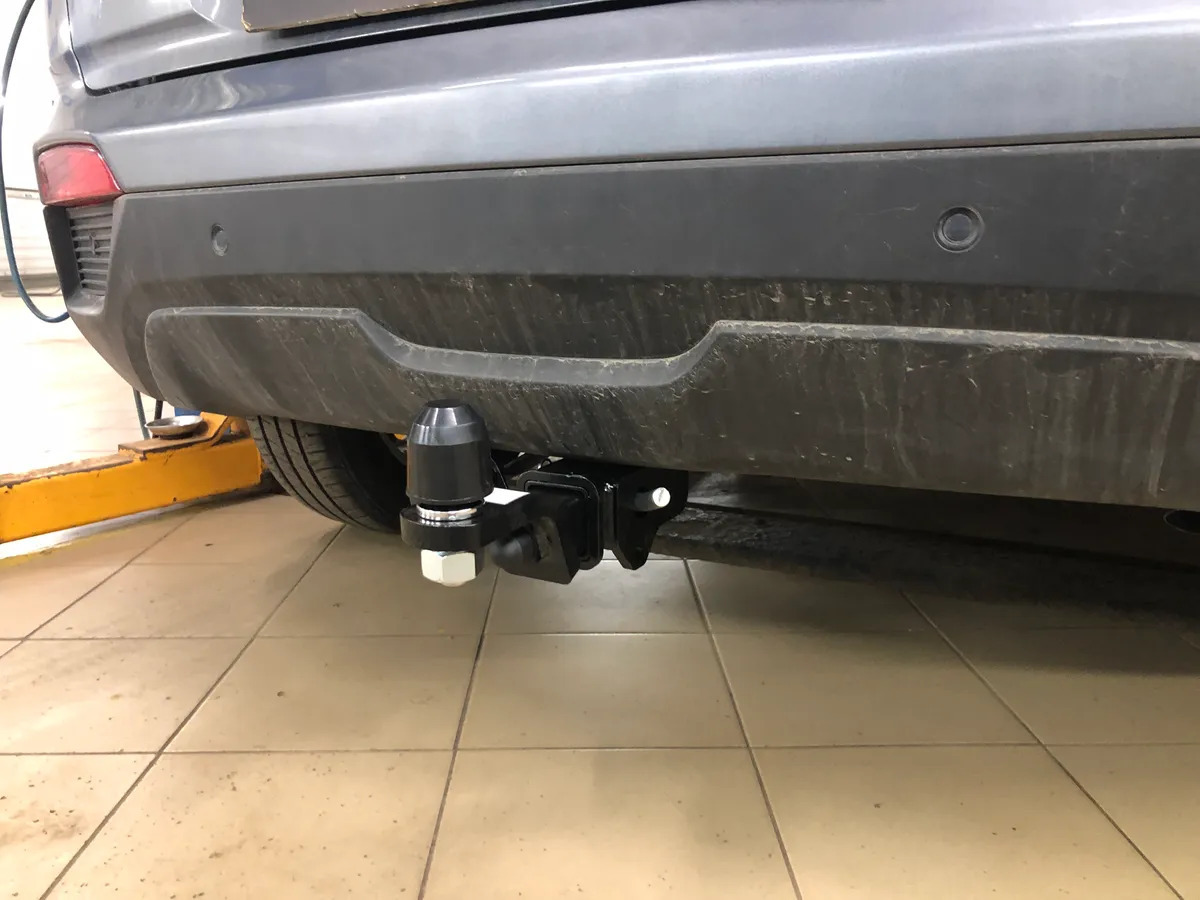 Быстросъёмный фаркоп TowRus для  Hyundai Creta (Mk.I/Mk.II) 2015-2022 /  Solaris HC (Mk.I) 2024- Шар Е фото 2