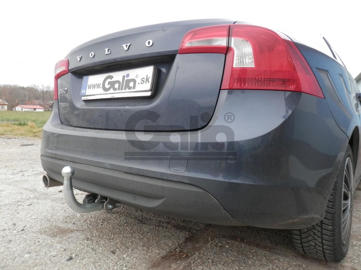 Оцинкованный фаркоп GALIA для Volvo S60 (Mk.II) 2010-2019 /  Volvo V60 (Mk.I) 2010-2019 Шар А фото 3