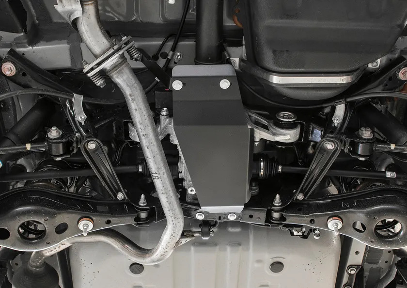 Защита АвтоБРОНЯ для редуктора Lexus NX 200/200t 4WD 2014-2017 фото 2
