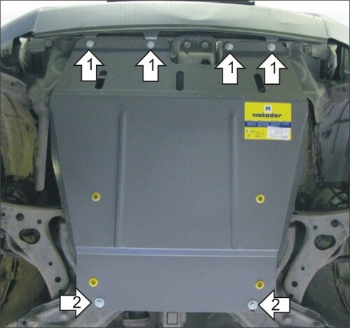 Защита Мотодор для картера, КПП Toyota RAV4 II 2000-2006