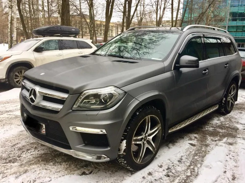 Дефлекторы Cobra Tuning c хромированным молдингом для окон Mercedes-Benz GL-Класс X166 2012-2016