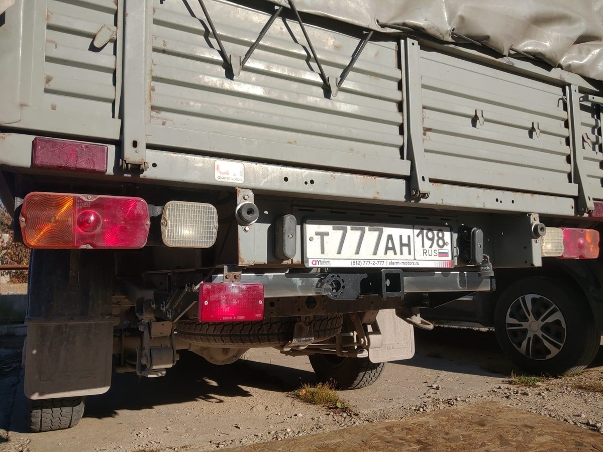 Фаркоп Бизон для УАЗ Profi 2017-шар Е фото 4