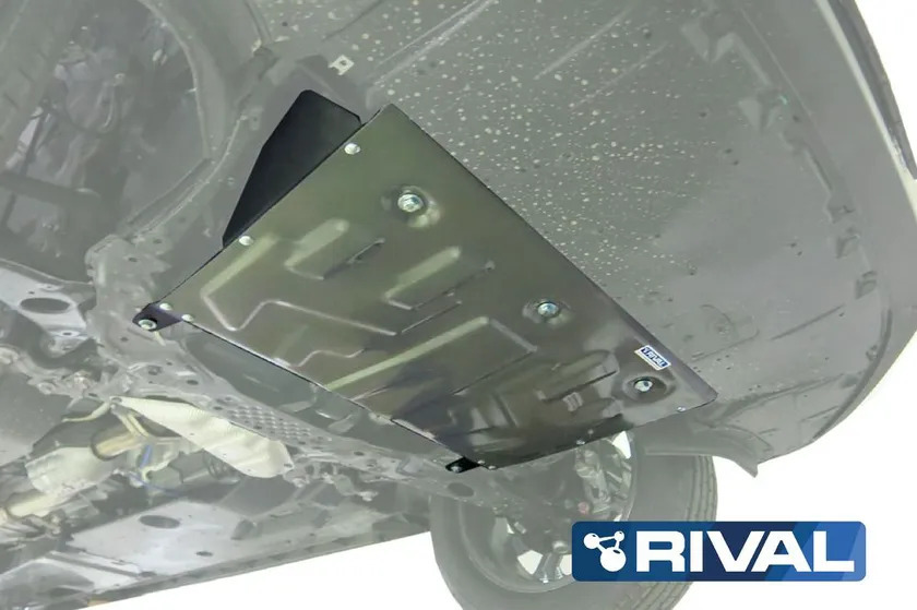 Защита алюминиевая Rival для картера и КПП Mazda 3 III 2013-2018 фото 2