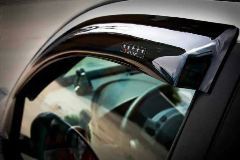 Дефлекторы V-Star для окон Nissan Tiida C11 xэтчбек 5-дв. 2012-2014
