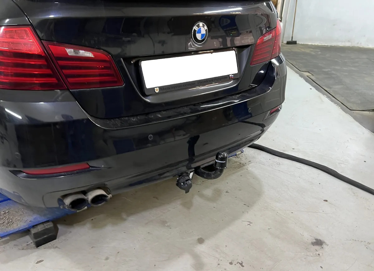 Фаркоп Steinhof для BMW 5-Series (Mk.VI седан/универсал F10 / F11, + M-Sport package ) 2010-2017 Шар А фото 6