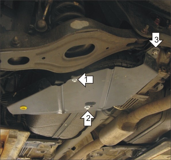 Защита (кожух) Мотодор для топливного фильтра Peugeot 4007 2007-2011