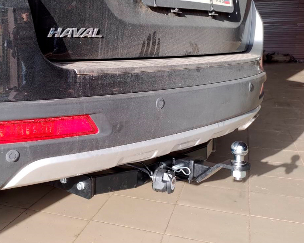 Быстросъёмный фаркоп Бизон с системой антистук для Haval H6 (Mk.I) 2014-2020 / Haval M6 (Mk.I) 2023- Шар Е фото 6