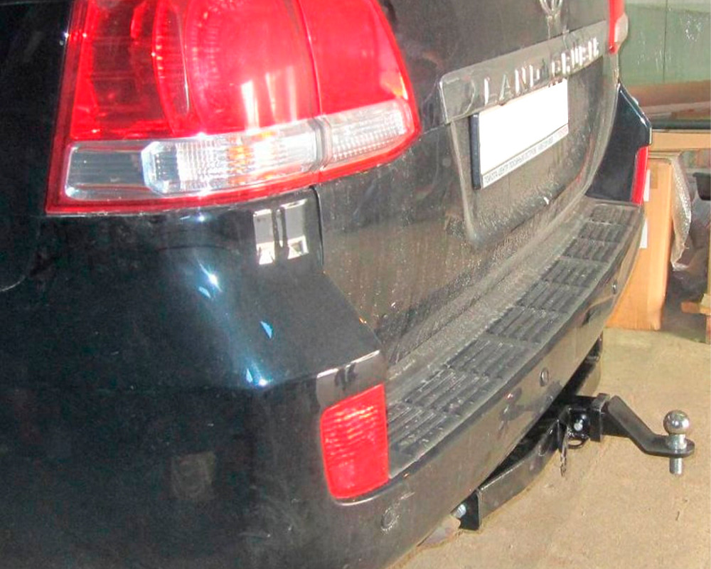 Быстросъёмный фаркоп Бизон с системой антистук для Toyota Land Cruiser 200 (Mk.XI) 2008-2021 /  Lexus LX 2008-2022 Шар Е фото 4
