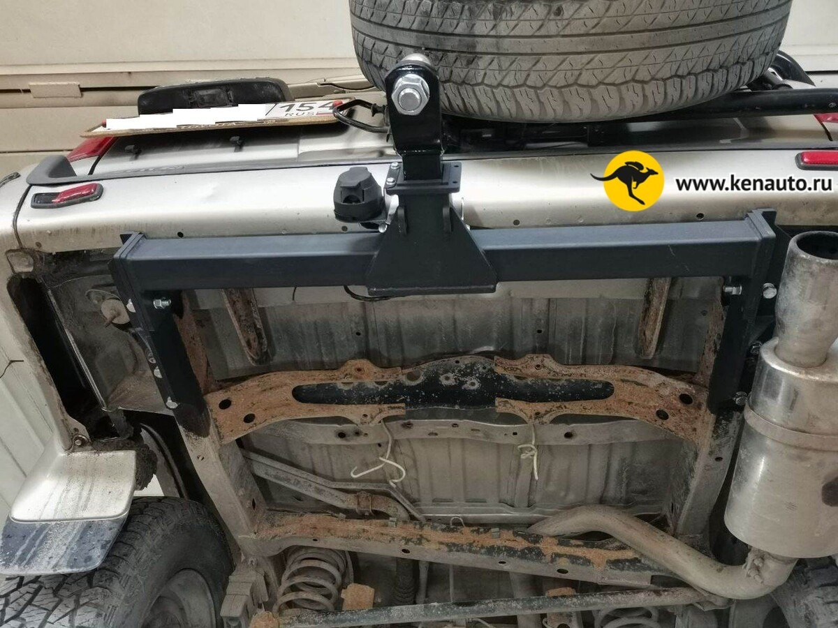Фаркоп Halty для Toyota Land Cruiser Prado 90, 95 (Mk.II) 1996-2002/ Toyota Hilux Surf 180 (Mk.III) 1997-2002/ Toyota 4Runner 180 (Mk.III) 1995-2002 шар Е фото 5