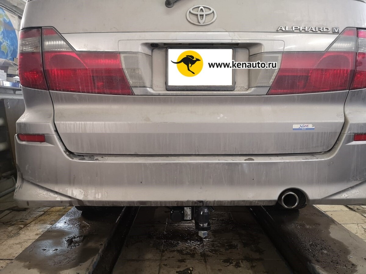 Быстросъёмный фаркоп Halty для Toyota Alphard H10 (Mk.I) 2002-2008 Шар Е фото 2
