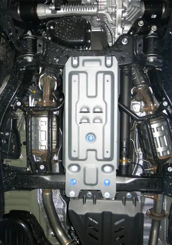 Защита алюминиевая Rival для КПП Lexus LX III 2007-2015 2015-2022 фото 2