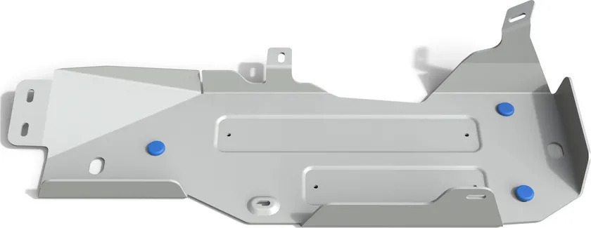 Защита алюминиевая Rival для топливного бака Jeep Wrangler JK 2-дв. АКПП 2007-2018