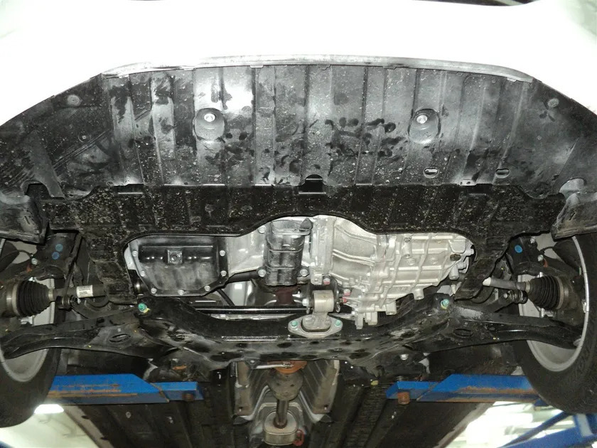 Защита композитная АВС-Дизайн для картера и КПП Hyundai Elantra V 2011-2014 фото 2