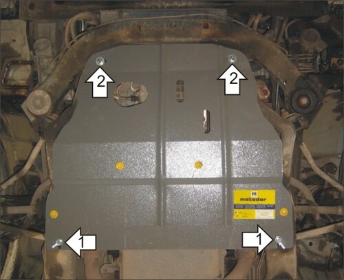 Защита Мотодор для картера, КПП, дифференциала Chrysler 300М 1998-2004