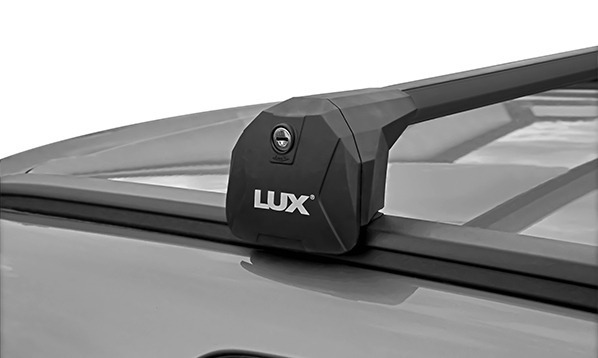 Багажник универсальный на интегрированные рейлинги LUX SCOUT черный фото 4